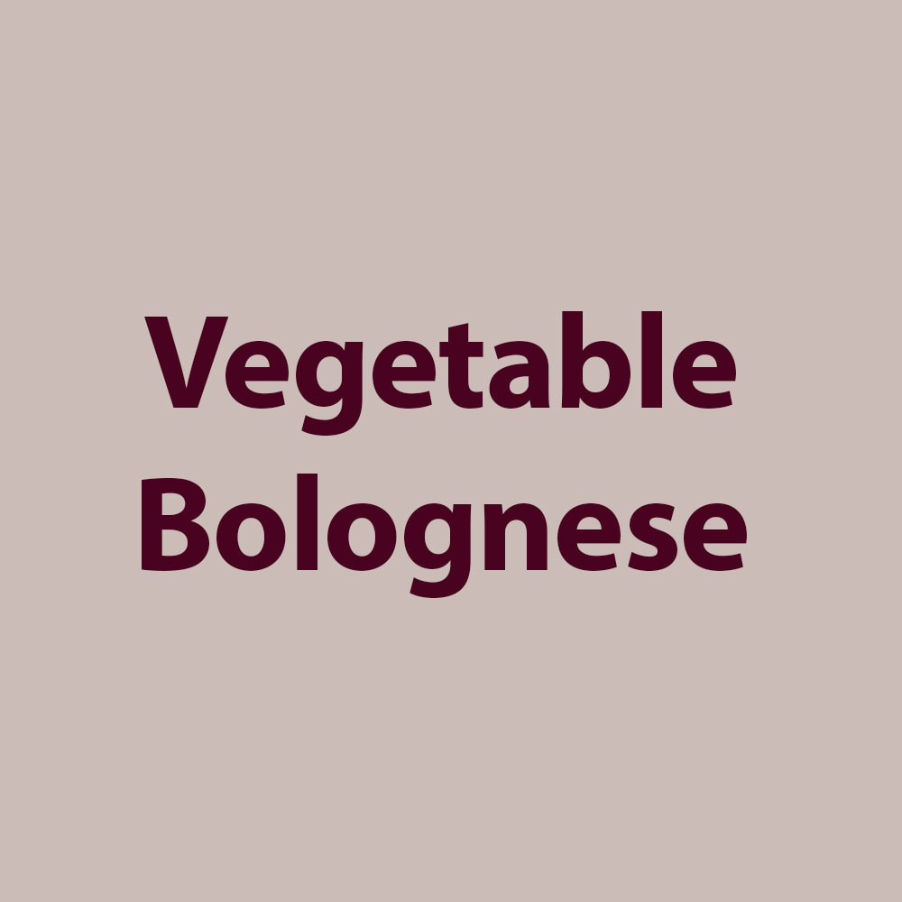 Martina's Homemade Foods ​​Vegetable Bolognese